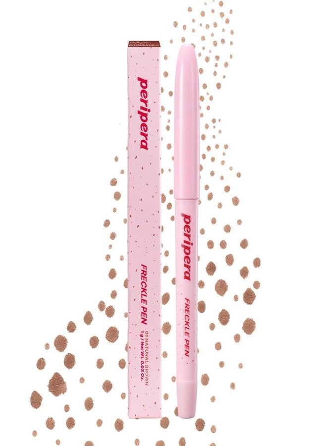 Peripera Freckle Pen, Natural Sun-Kissed Makeup – Long Lasting, Smudge-Proof Faux Freckles with Precision Dot Tip, Buildable K-Beauty Freckle Makeup Pen (01 NATURAL BROWN) - Image 1